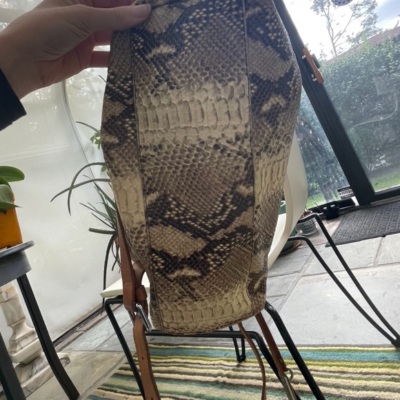 Gianni Chiarini Leather Snake Skin Bag - Picture 8 of 10